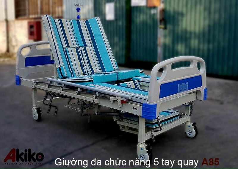 Giường Bệnh Nhân 5 Tay Quay NIKITA DCN05